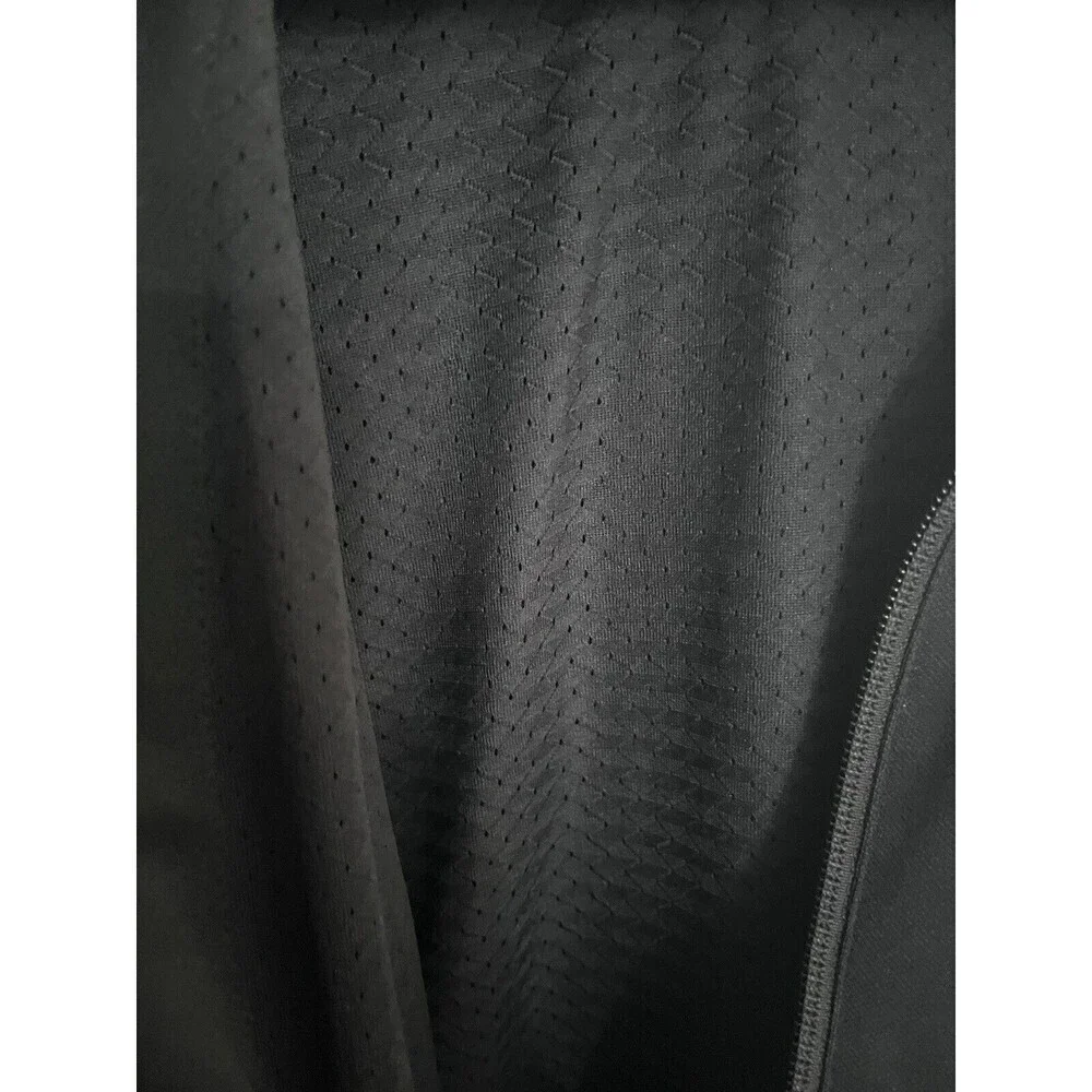 reebok zip up hoodie lightweight Large black Playdry - Picture 4 of 7